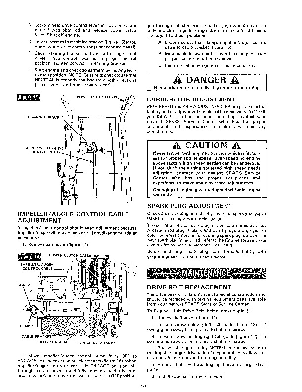 24 inch craftsman snowblower manual